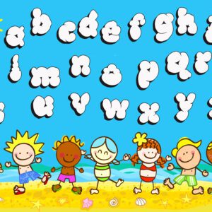 ALPHABET BEACH PARTY PLAYMAT