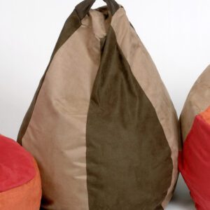 SUEDE PEAR BEAN BAG