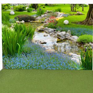 SPRING SLEEPY STREAM SCENE