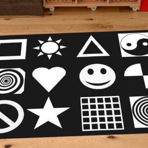 BLACK & WHITE NURSERY PLAYMAT