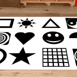 WHITE & BLACK NURSERY PLAYMAT