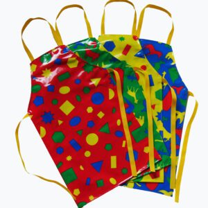 APRON: PATTERNED PVC COATED COTTON