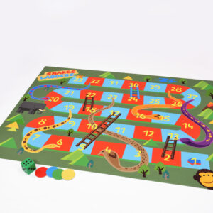 JUNGLE SNAKES AND LADDERS MAT