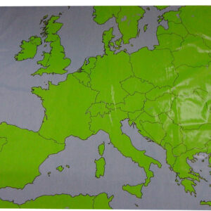 EUROPE OUTLINE PLAYCLOTH WIPE CLEAN MAP