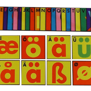 NORTHERN EUROPEAN ALPHABET TILES