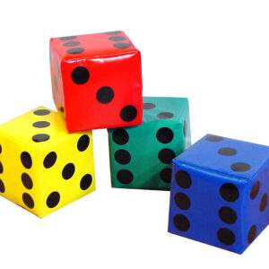 INDIVIDUAL PVC COATED FOAM DICE