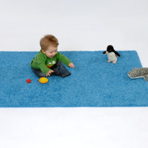 BLUE TUFTY RUG
