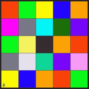 COLOUR PLAYMAT