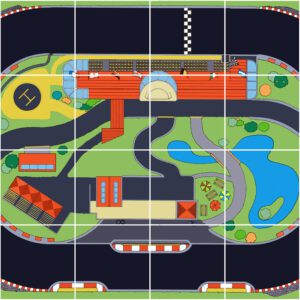RACETRACK PLAYMAT