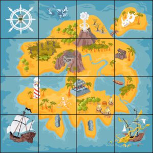 TREASURE MAP PLAYMAT