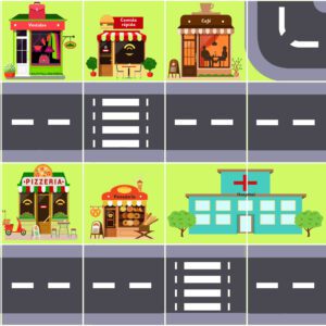 SPANISH TOWN PLAYMAT