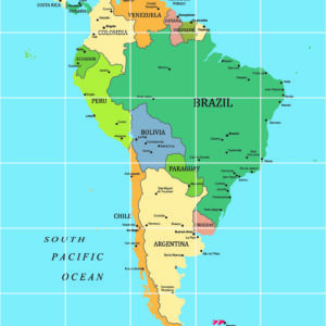 SOUTH AMERICA PLAYMAT
