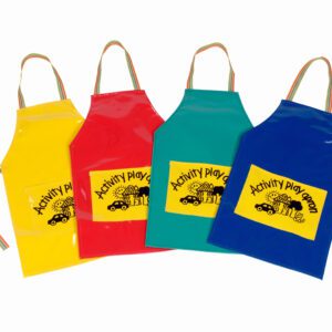 APRON WITH POCKET: PVC COATED COTTON