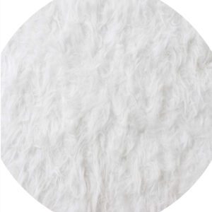 WHITE FUR FABRIC MAT (SNOW)